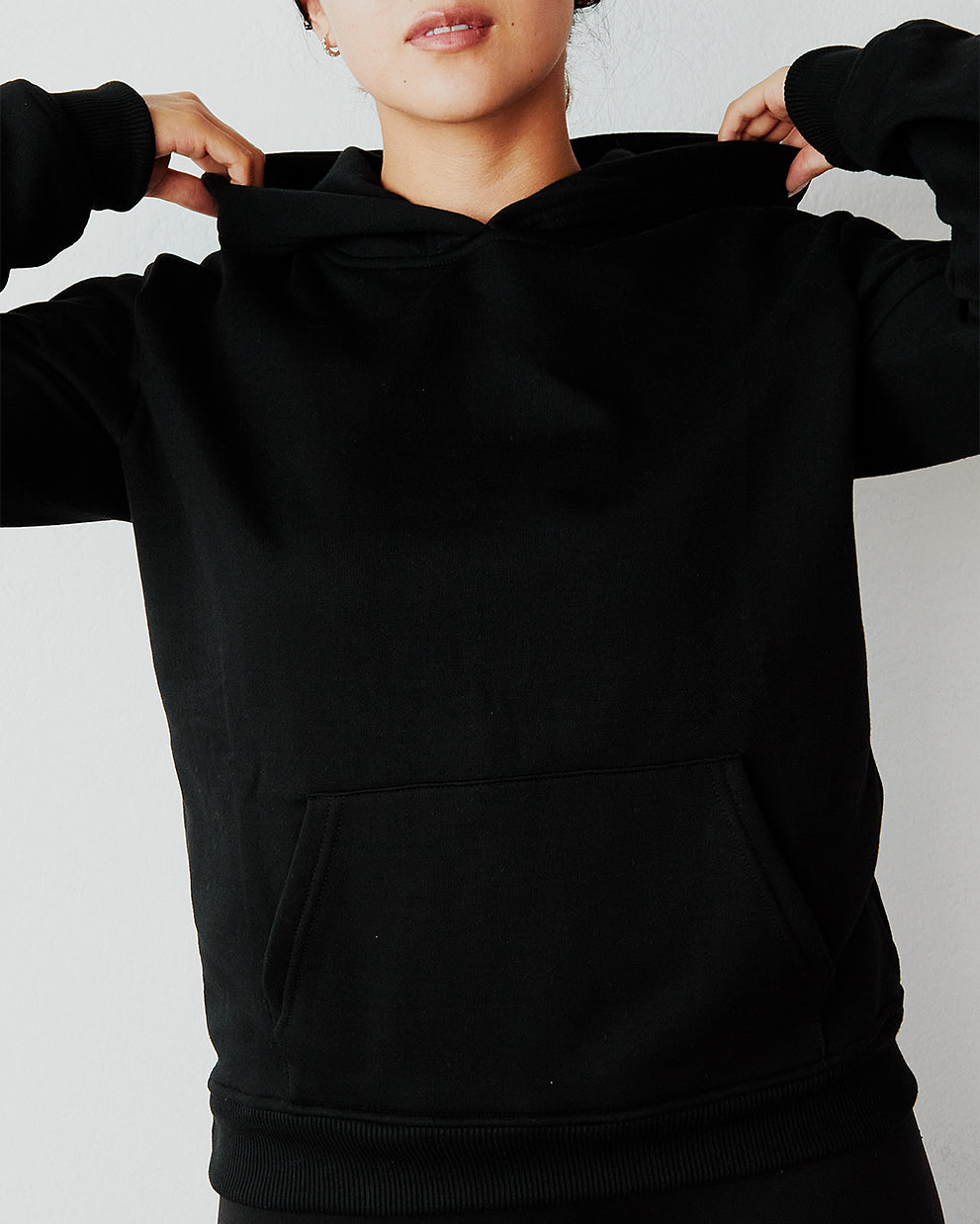 Buzo hoodie Negro